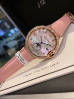 Cartier 36*8MM Imported Swiss Quartz Movement Light Pink Watch